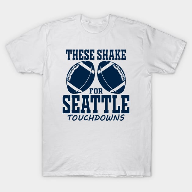 Seattle Pro Football - Touchdowns T-Shirt by FFFM